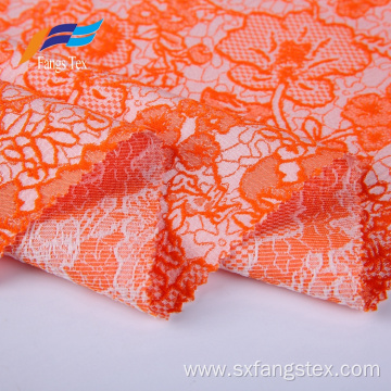 100% Polyester Flower Embroidered Ladies Suit Fabrics